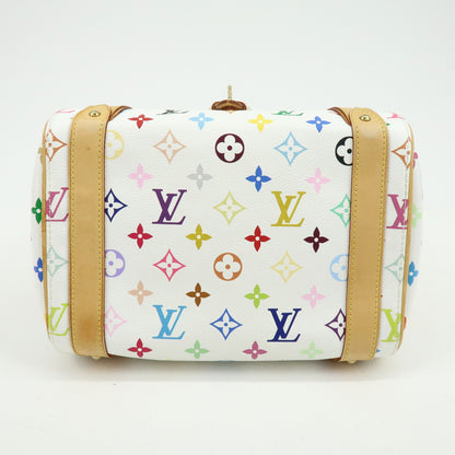 Louis Vuitton Priscilla Monogram Multicolor, White, Canvas, Handbag