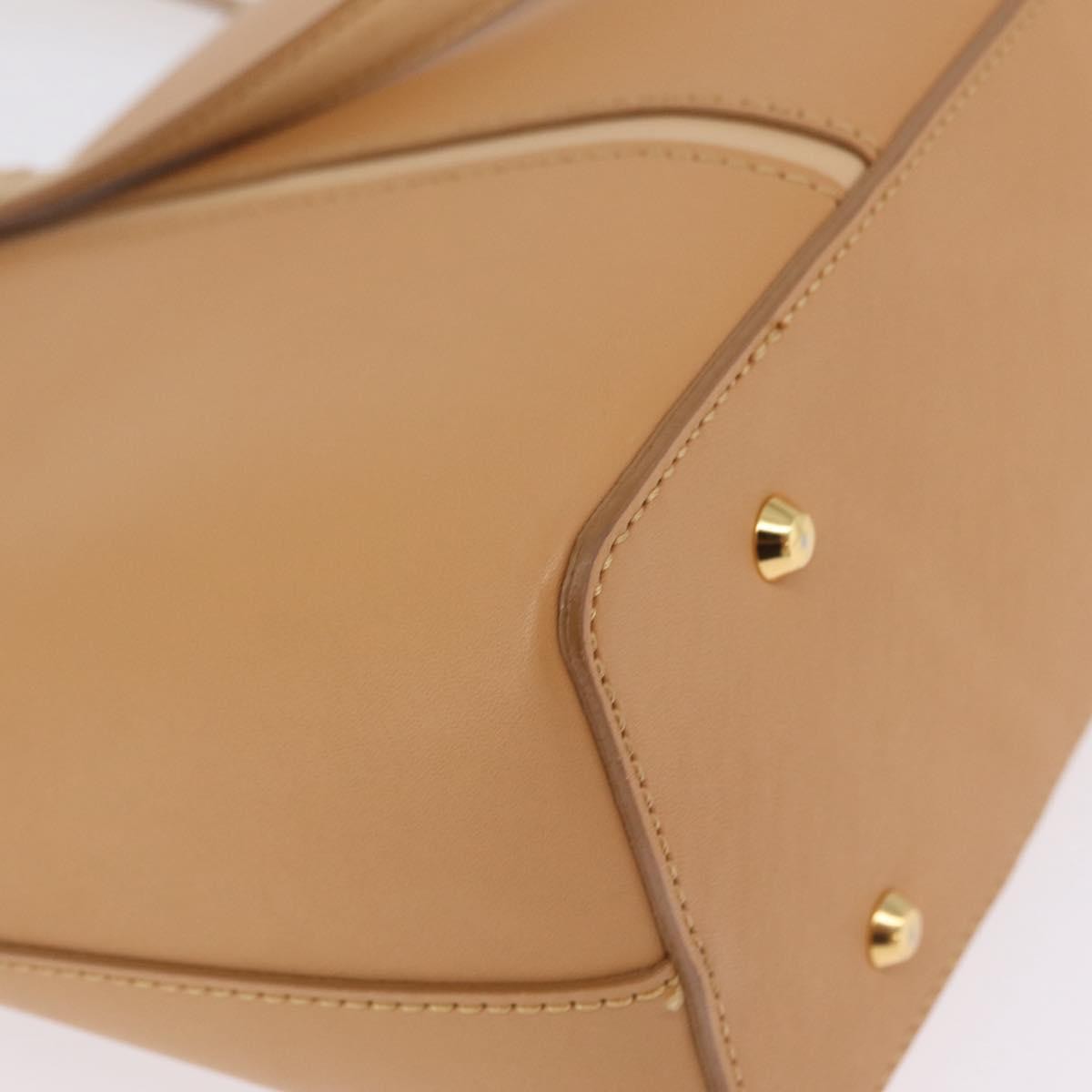 Burberry Handbag Leather, Beige, Leather, Handbag