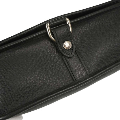 Louis Vuitton Andrei Messenger Taiga Leather, Black, Leather, Shoulder Bag
