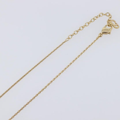 Christian Dior CD Pendant Metal, Gold, Metal, Necklace