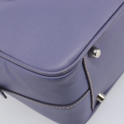Prada Bauletto Saffiano, Purple, Leather, Handbag