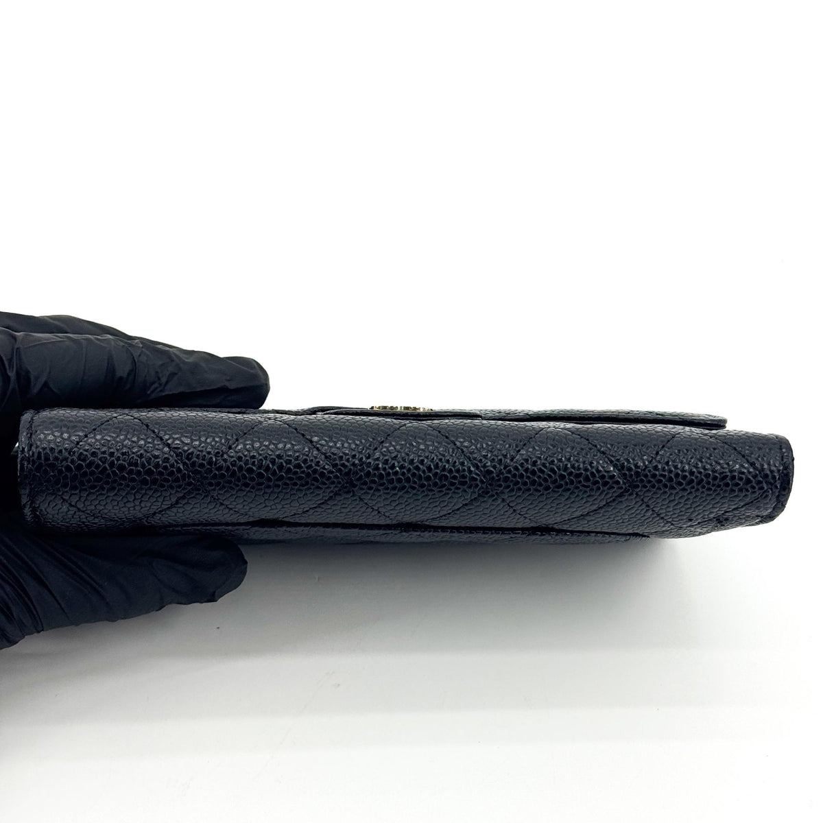 Chanel Timeless Long Wallet Lambskin, Black, Leather, Wallet