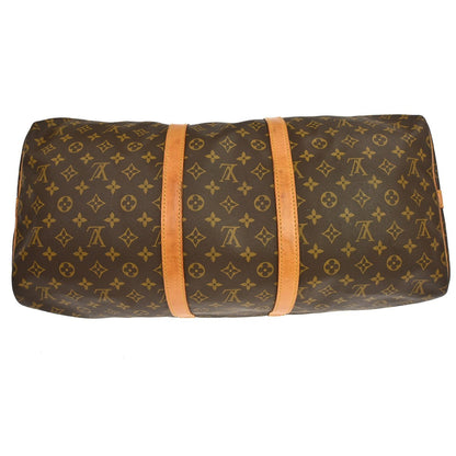 Louis Vuitton Keepall Bandouliere Monogram Canvas, Brown, Canvas, Travel Bag
