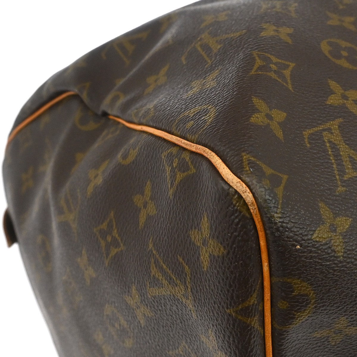 Louis Vuitton Keepall Monogram, Brown, Canvas, Travel Bag
