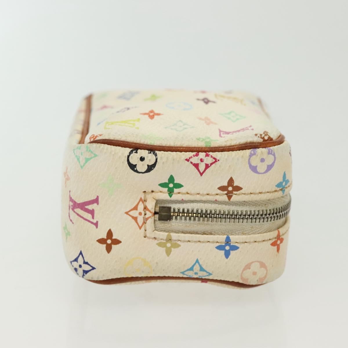 Louis Vuitton Wapity Trousse Monogram Multicolor, White, Canvas, Clutch