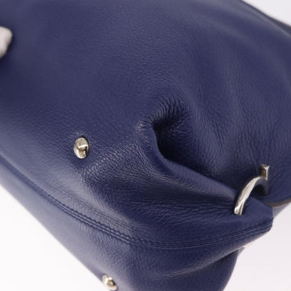 Salvatore Ferragamo Sofia Satchel Leather, Blue, Leather, Handbag