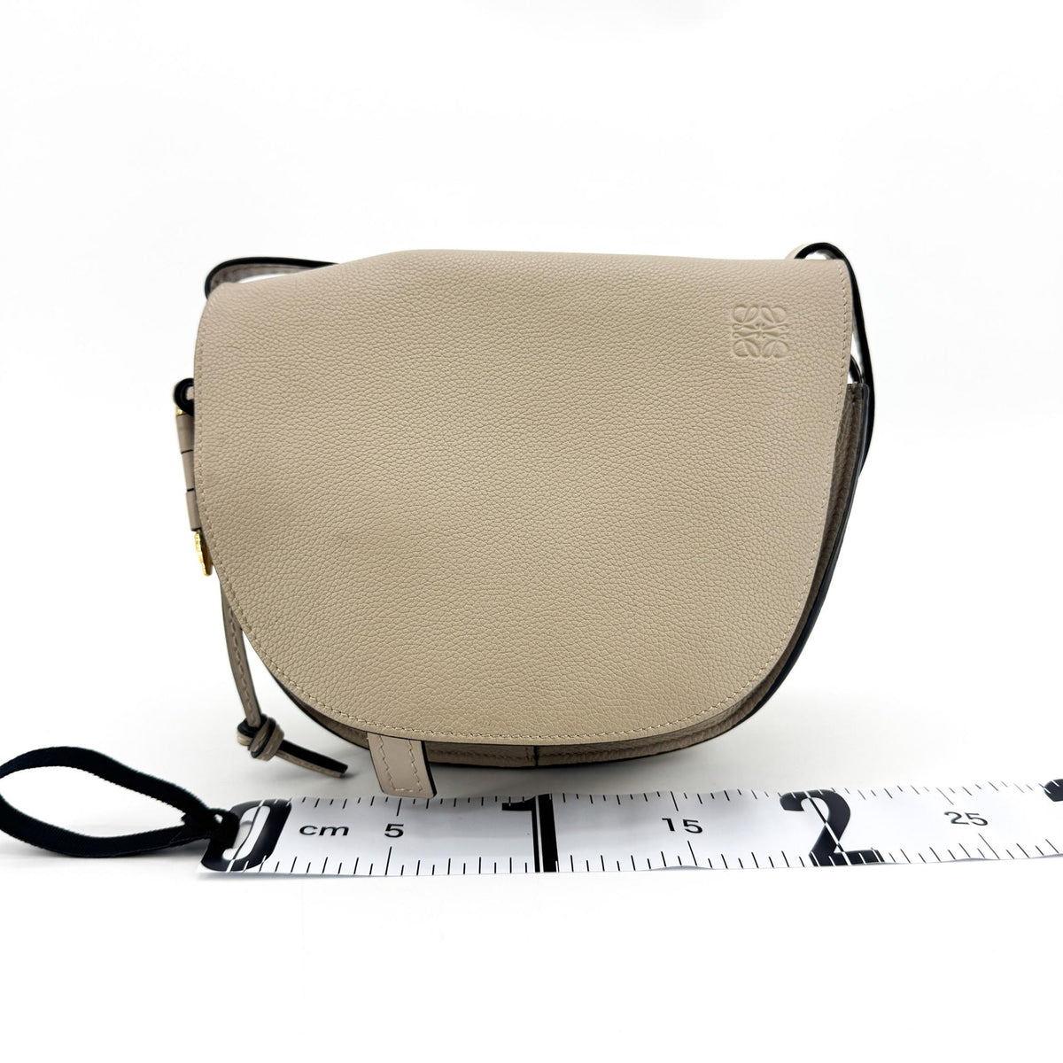 Loewe Gate Dual Leather, Beige, Leather, Shoulder Bag