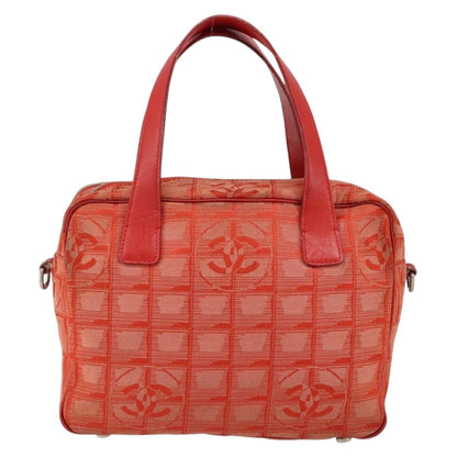 Chanel Travel Line Convertible Satchel Nylon, RED, NYLON, Handbag