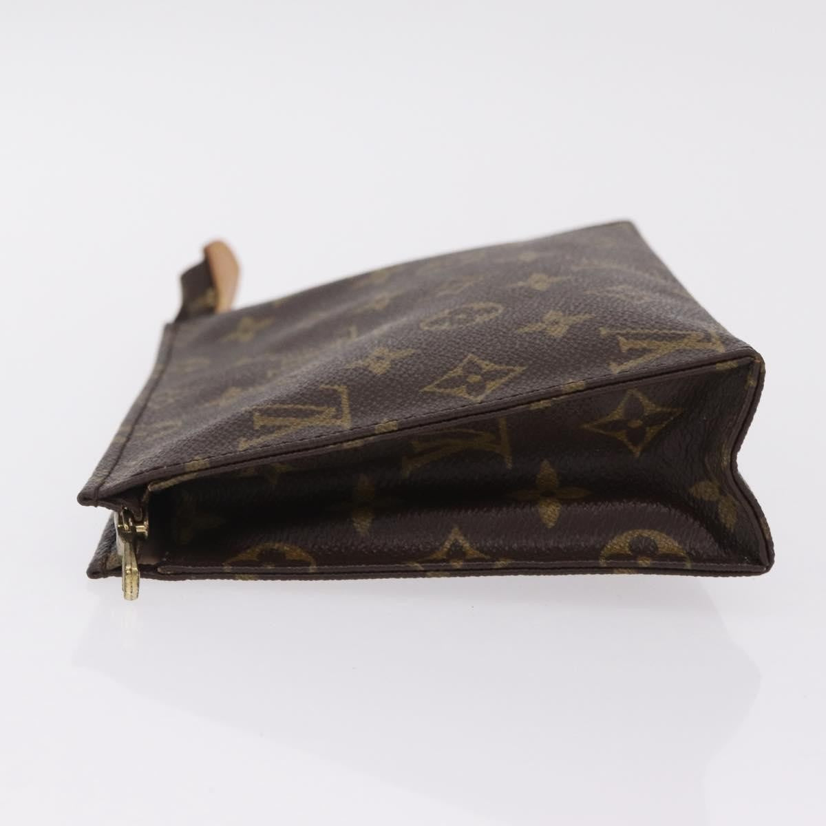 Louis Vuitton Toiletry Pouch Monogram Canvas, Brown, Canvas, Clutch