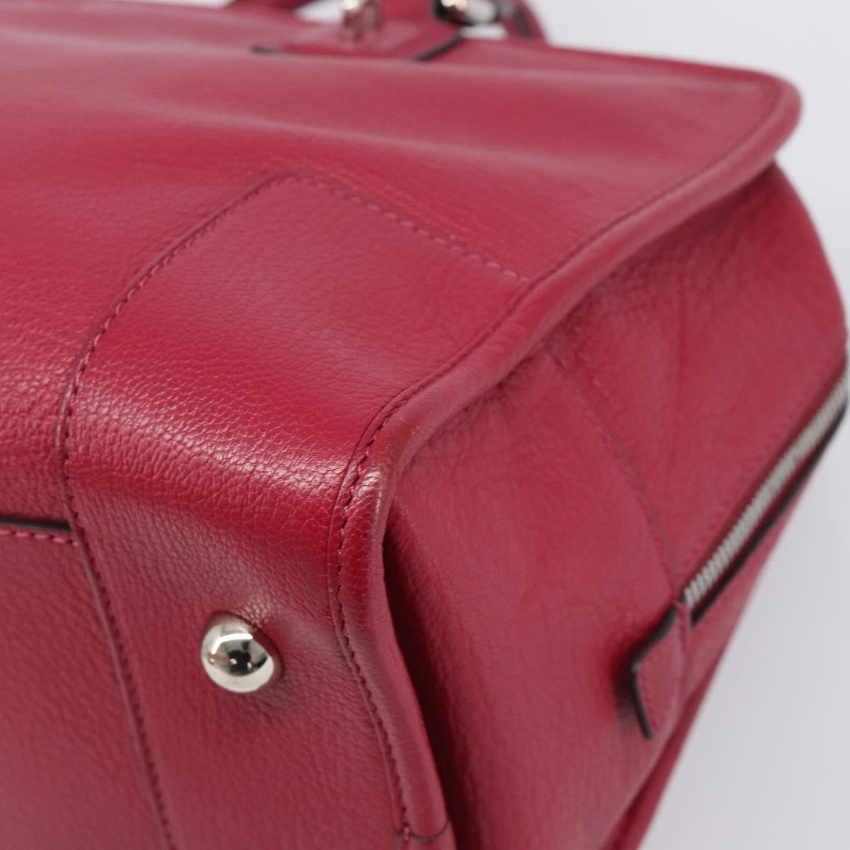 Loewe Amazona Leather, Red, Leather, Handbag