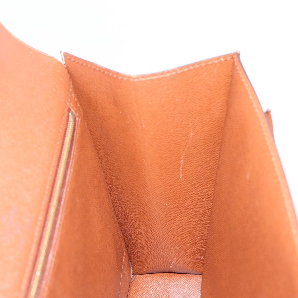 Louis Vuitton Monceau Monogram Canvas, Brown, Canvas, Handbag