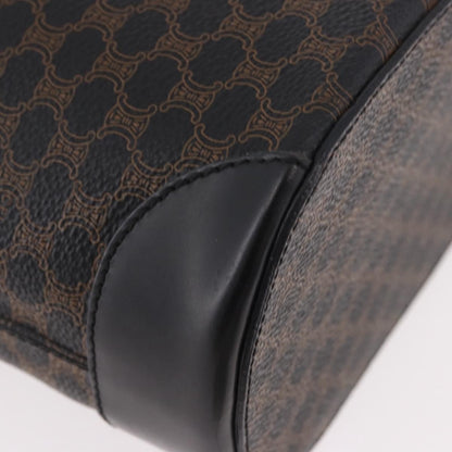 Celine C Macadam Tote PVC leather/ Macadam canvas, Black, Canvas, Shoulder Bag