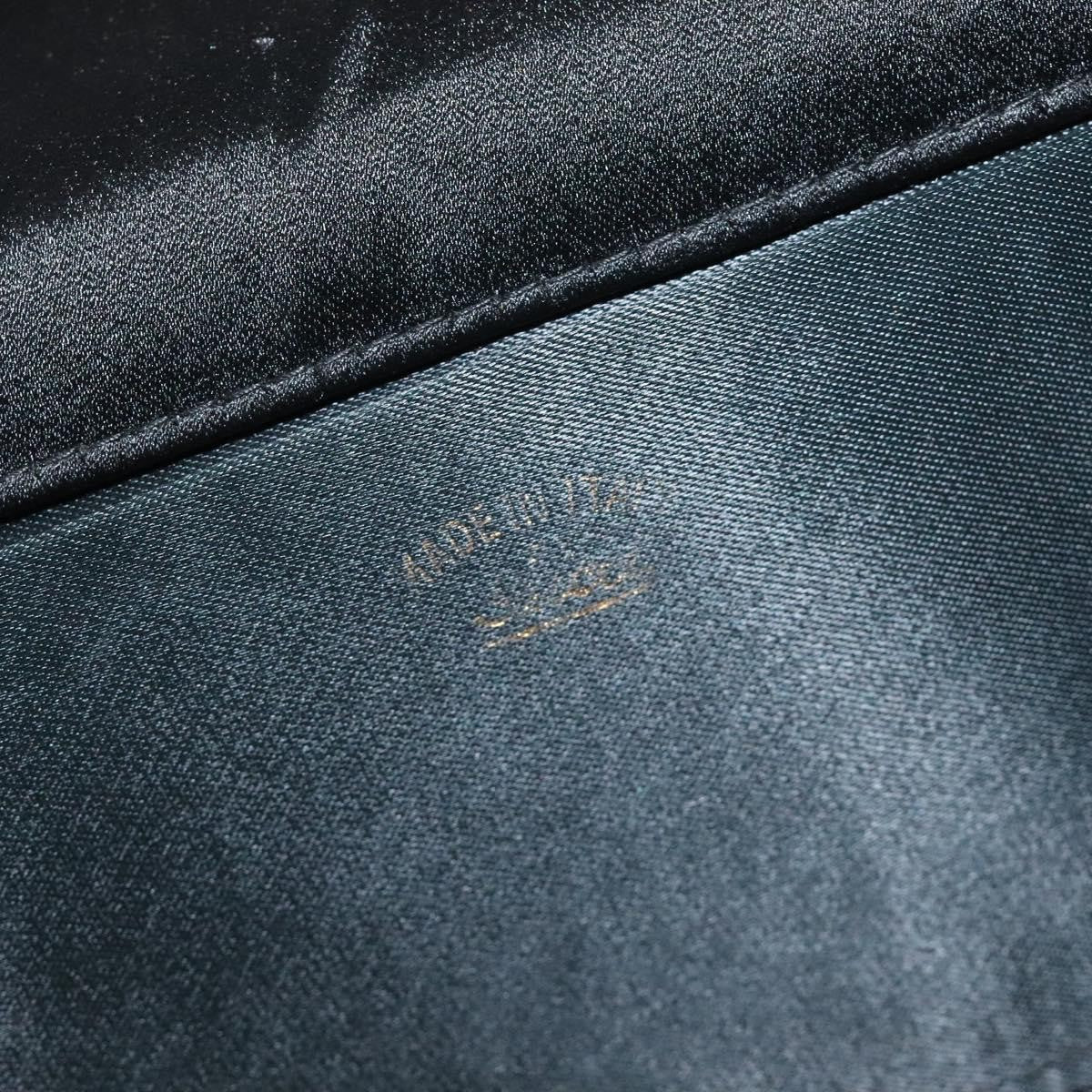 Gucci Vintage Flap Velvet, Black, Velvet, Shoulder Bag
