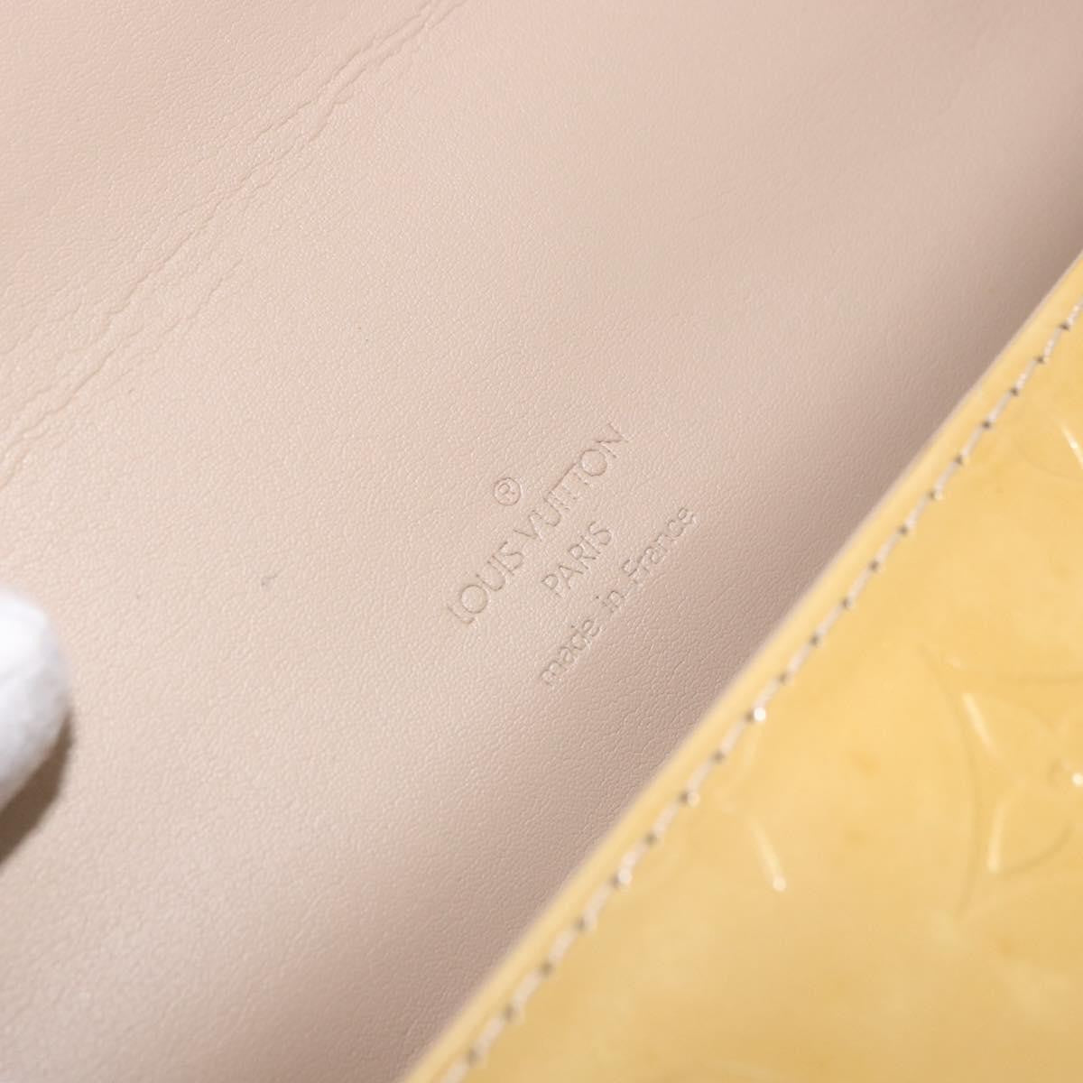 Louis Vuitton Thompson Street Monogram Vernis, Yellow, Patent Leather, Shoulder Bag