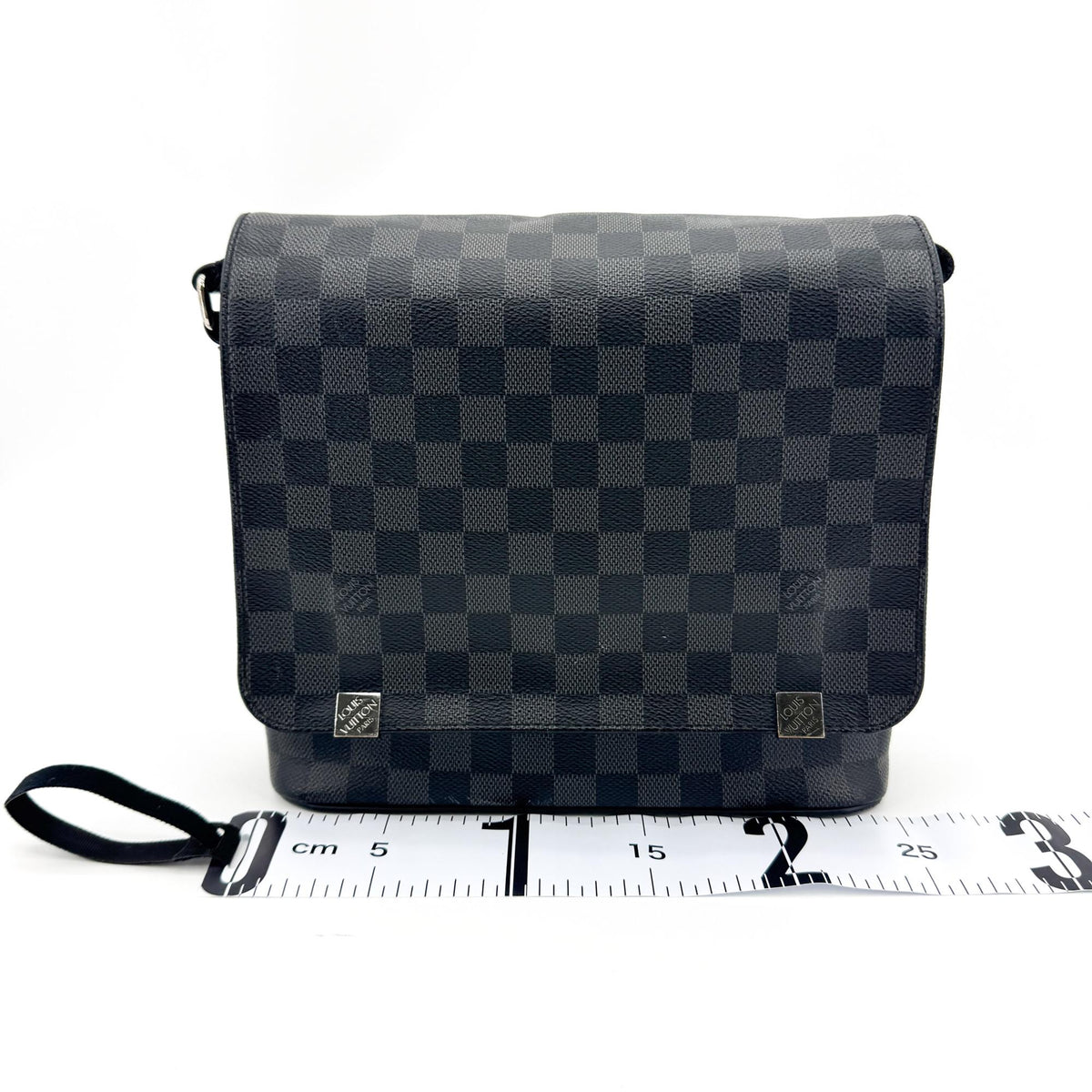 Louis Vuitton Daniel Messenger Damier Graphite, Black, Canvas, Shoulder Bag