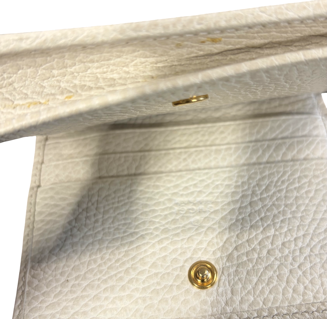 Gucci GG Marmont Matelasse Leather, Beige, Leather, Wallet