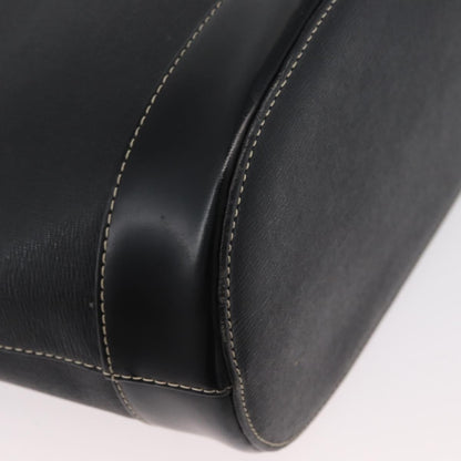 Burberry Vintage Leather, Black, Leather, Tote Bag