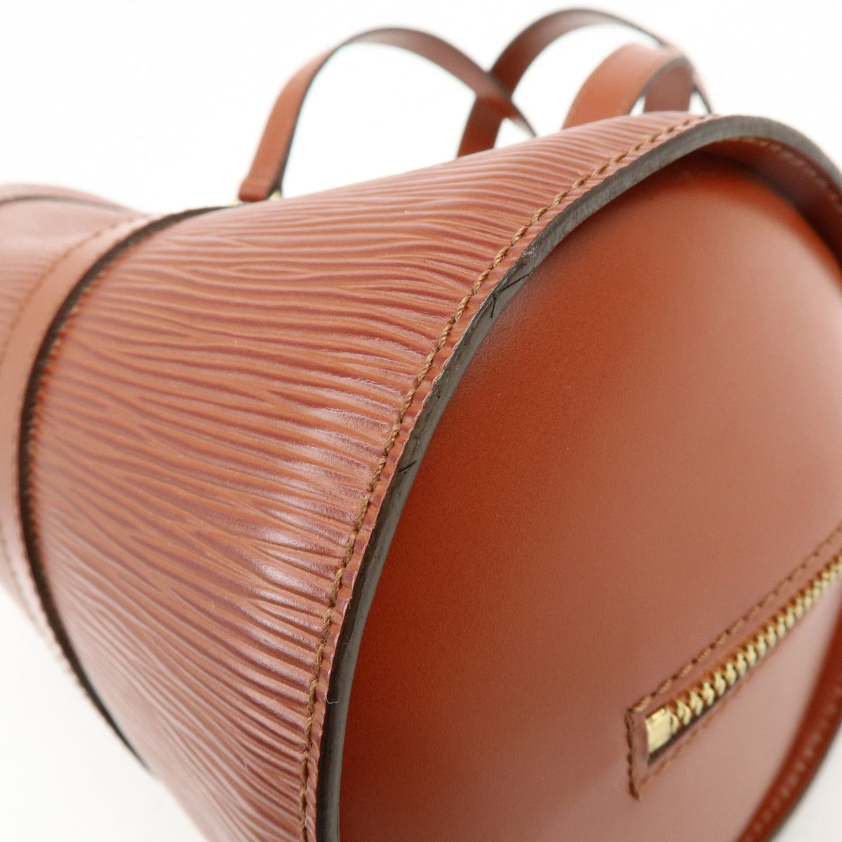 Louis Vuitton Soufflot Epi Leather, Brown, Leather, Handbag