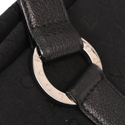 Bvlgari Logomania Canvas, Black, Canvas, Handbag