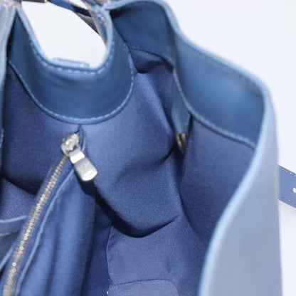 Louis Vuitton Mandara Epi Leather, Blue, Leather, Shoulder Bag