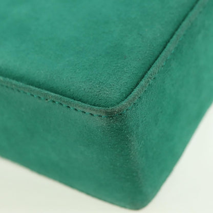 Christian Dior Shoulder Suede, Green, Suede, Shoulder Bag