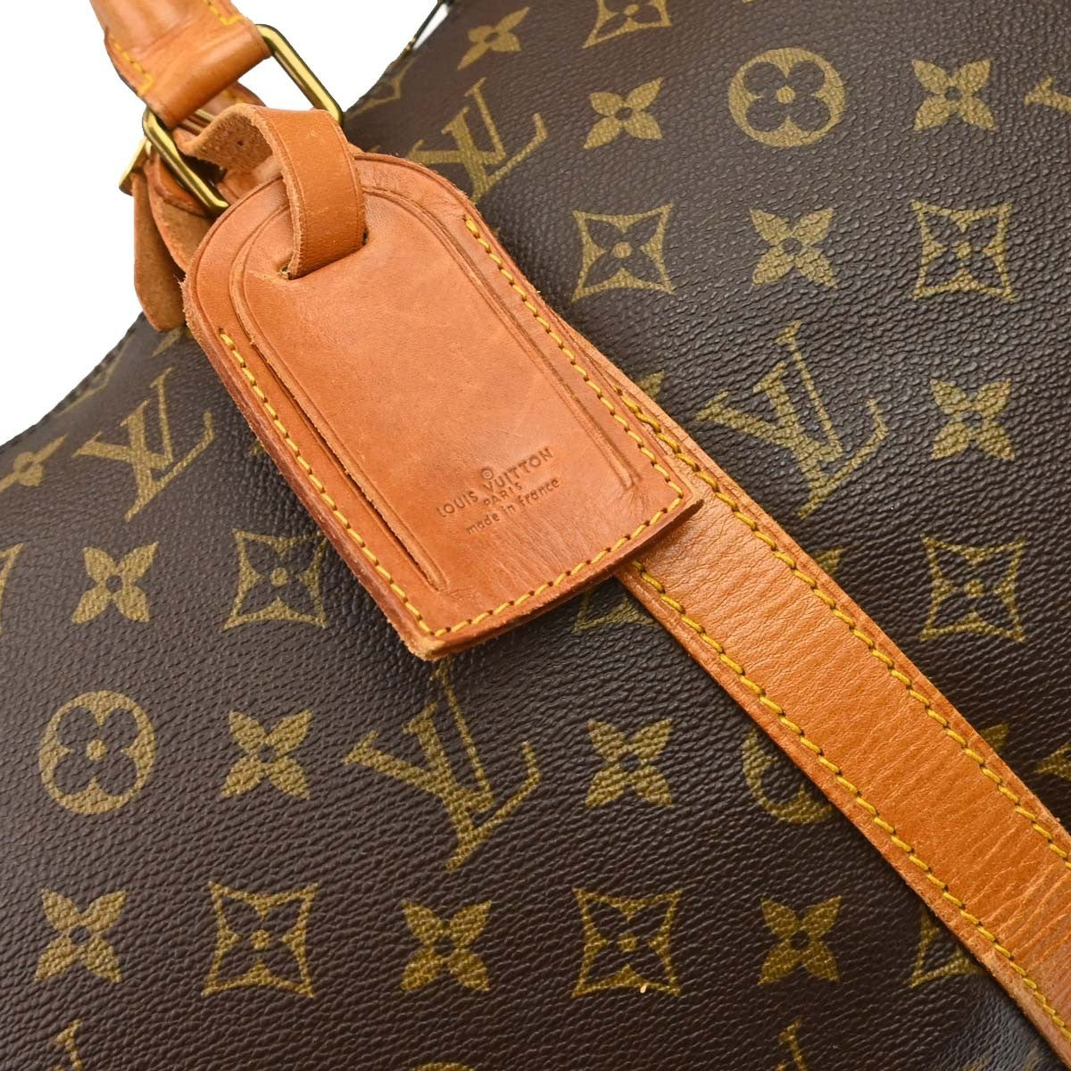 Louis Vuitton Keepall Canvas, Brown, Canvas, Travel Bag