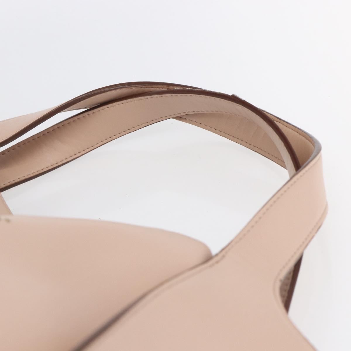 Stella McCartney Alter Tote Perforated Faux Leather, Beige, Synthetic, Tote Bag