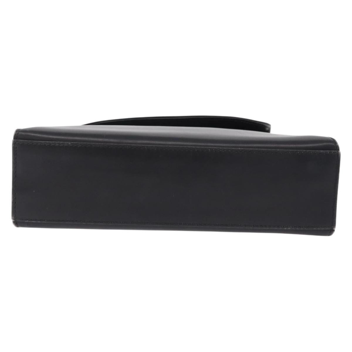 Salvatore Ferragamo Vintage Top handle Leather, Black, Leather, Handbag