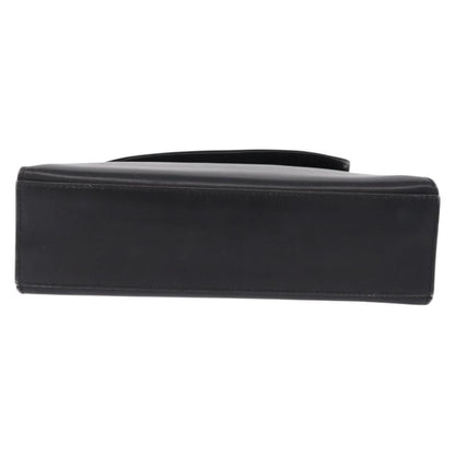 Salvatore Ferragamo Vintage Top handle Leather, Black, Leather, Handbag