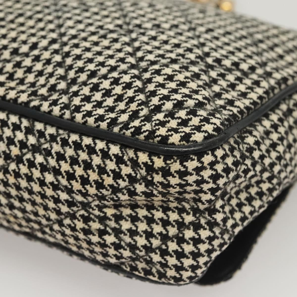 Chanel Vintage Front Pocket Camera Canvas, White, Canvas, Shoulder Bag