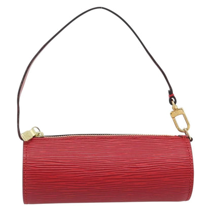 Louis Vuitton Soufflot Pochette Epi Leather, Red, Leather, Clutch