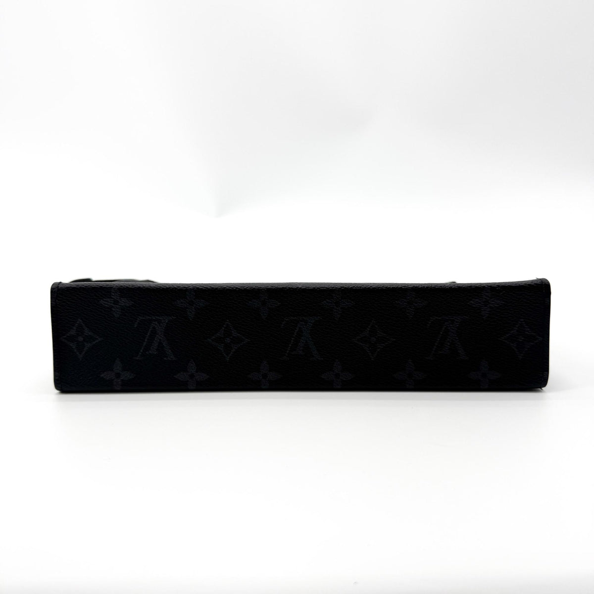 Louis Vuitton Pochette Voyage Monogram Eclipse Canvas, Black, Canvas, Clutch