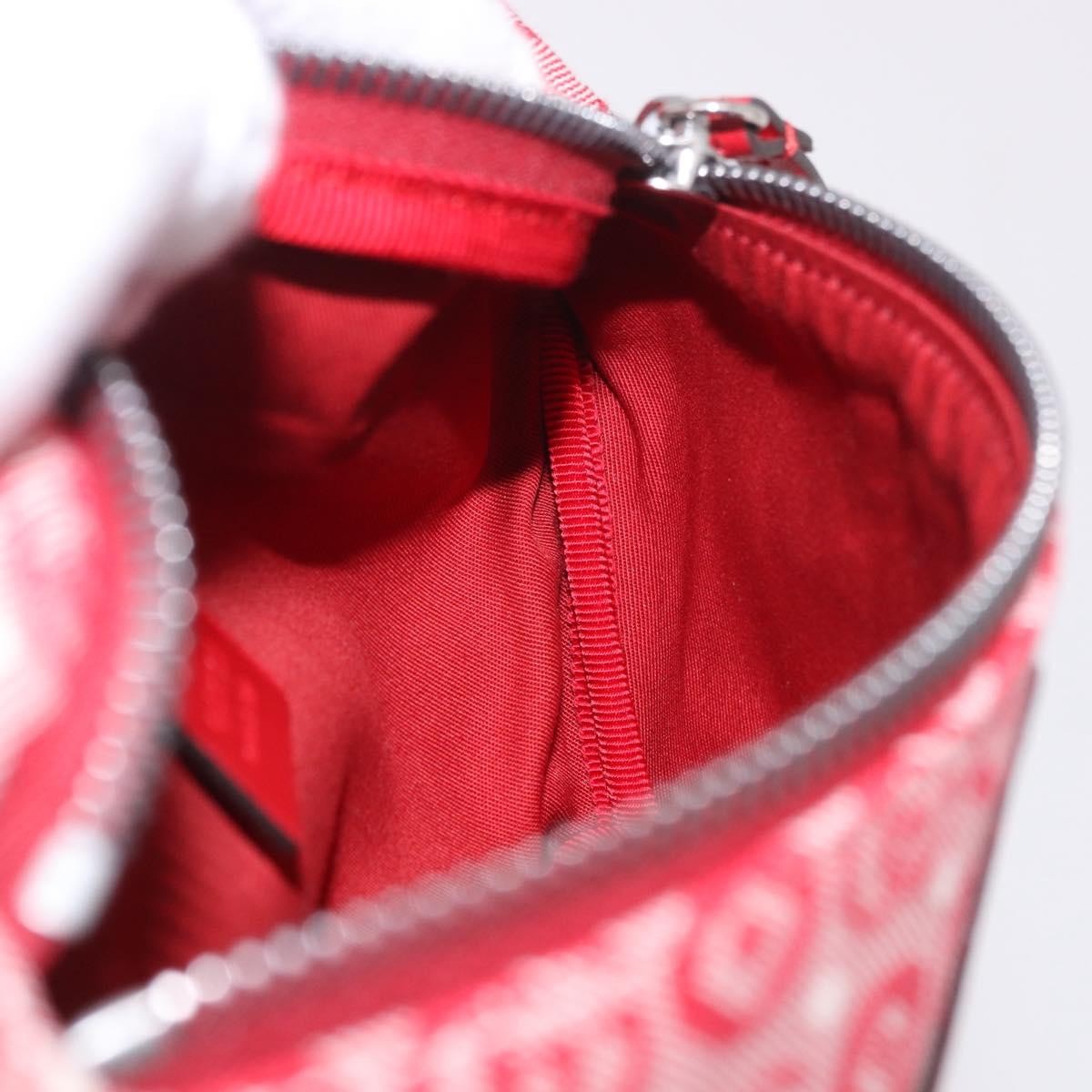 Gucci Children's Belt Printed GG Coated Canvas, Red, Canvas, Handbag