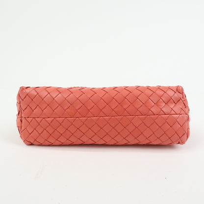 Bottega Veneta Shoulder Intrecciato Nappa, Pink, Leather, Shoulder Bag