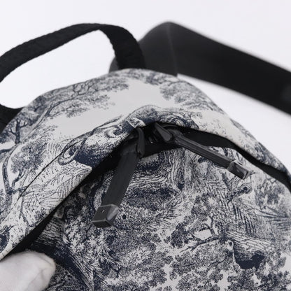 Christian Dior Toile De Jouy Travel Technical Fabric, Navy, Nylon, Backpack