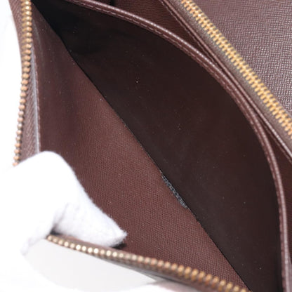 Louis Vuitton Zippy Organizer Damier, Brown, Canvas, Wallet