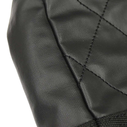 Chanel Biarritz Tote Quilted Coated Canvas, Black, Canvas, Tote Bag