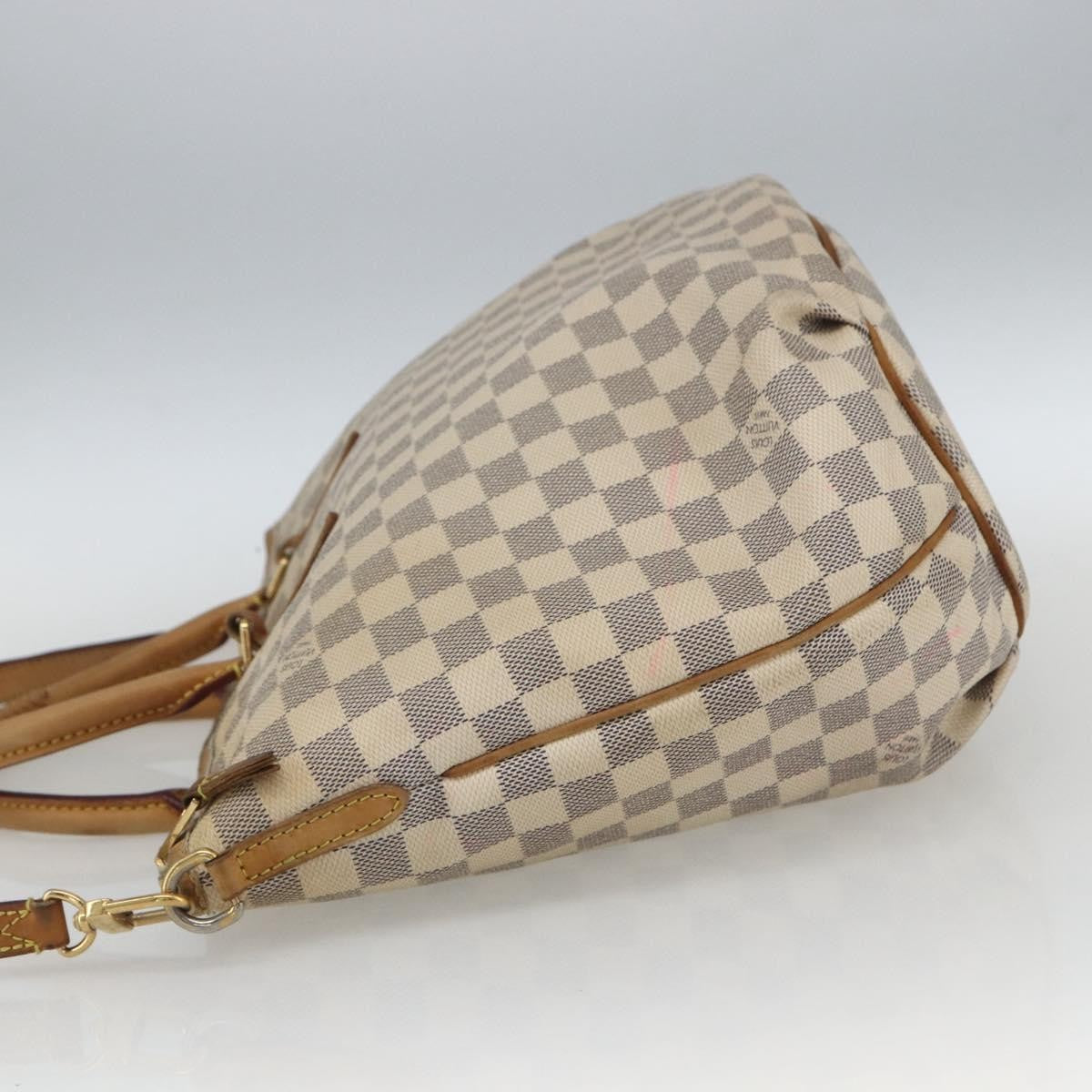 Louis Vuitton Riviera Damier, Beige, Canvas, Handbag