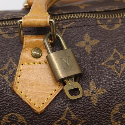 Louis Vuitton Speedy Monogram Canvas, Brown, Canvas, Handbag