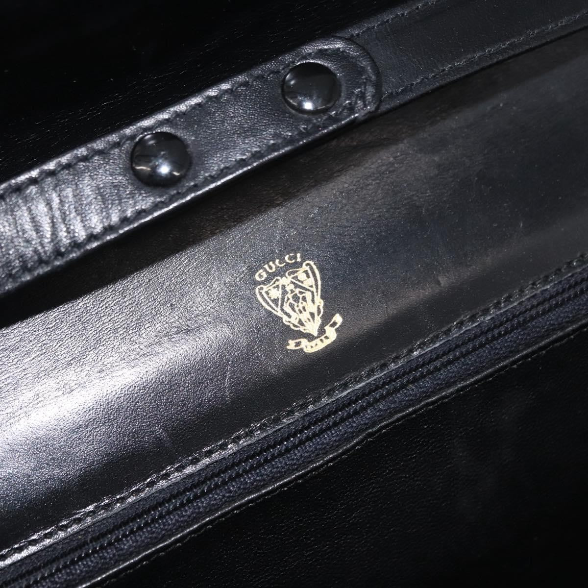 Gucci Shoulder Leather, Black, Leather, Shoulder Bag