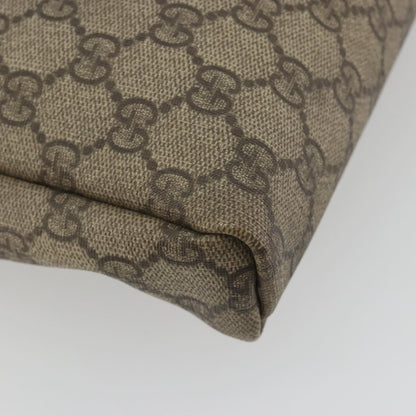 Gucci Flap Messenger GG Coated Canvas, Beige, Canvas, Shoulder Bag