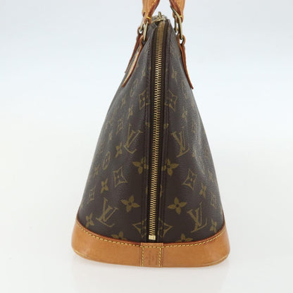 Louis Vuitton Alma Handbag Monogram Canvas, BROWN, CANVAS, Handbag