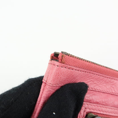 Balenciaga Classic Studs Reporter Leather, Pink, Leather, Crossbody Bag