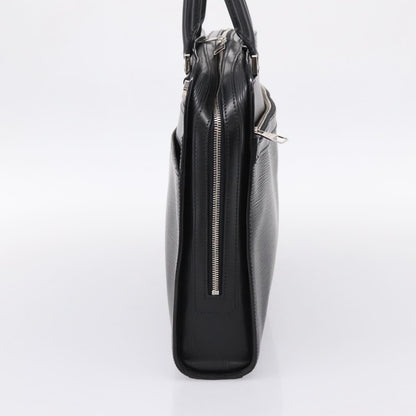 Louis Vuitton Bassano Epi Leather, Black, Leather, Briefcase