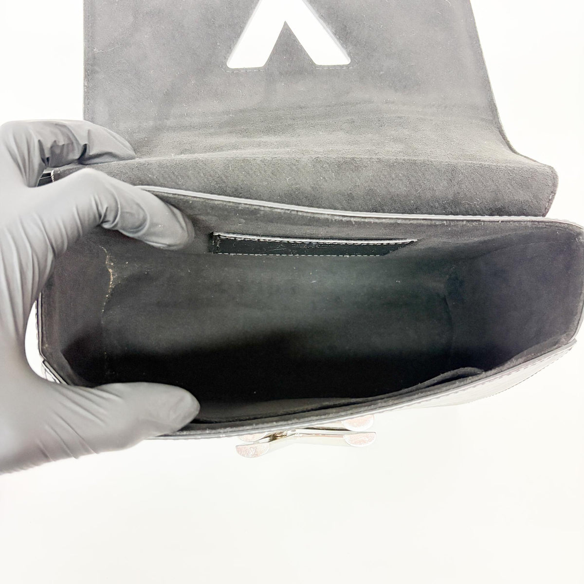 Louis Vuitton Twist Epi Leather, Black, Leather, Handbag