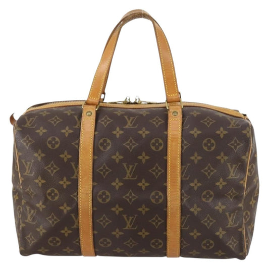 Louis Vuitton Sac Souple Handbag Monogram Canvas, BROWN, CANVAS, Handbag