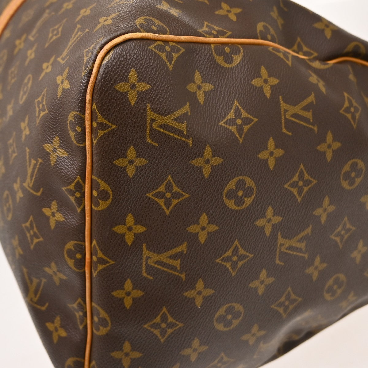 Louis Vuitton Keepall Canvas, Brown, Canvas, Travel Bag