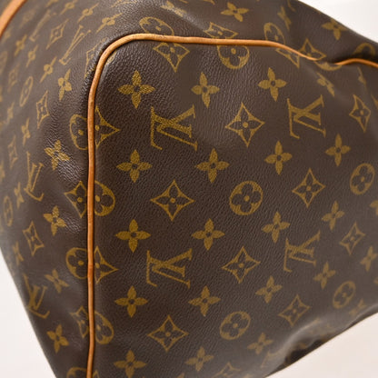 Louis Vuitton Keepall Canvas, Brown, Canvas, Travel Bag