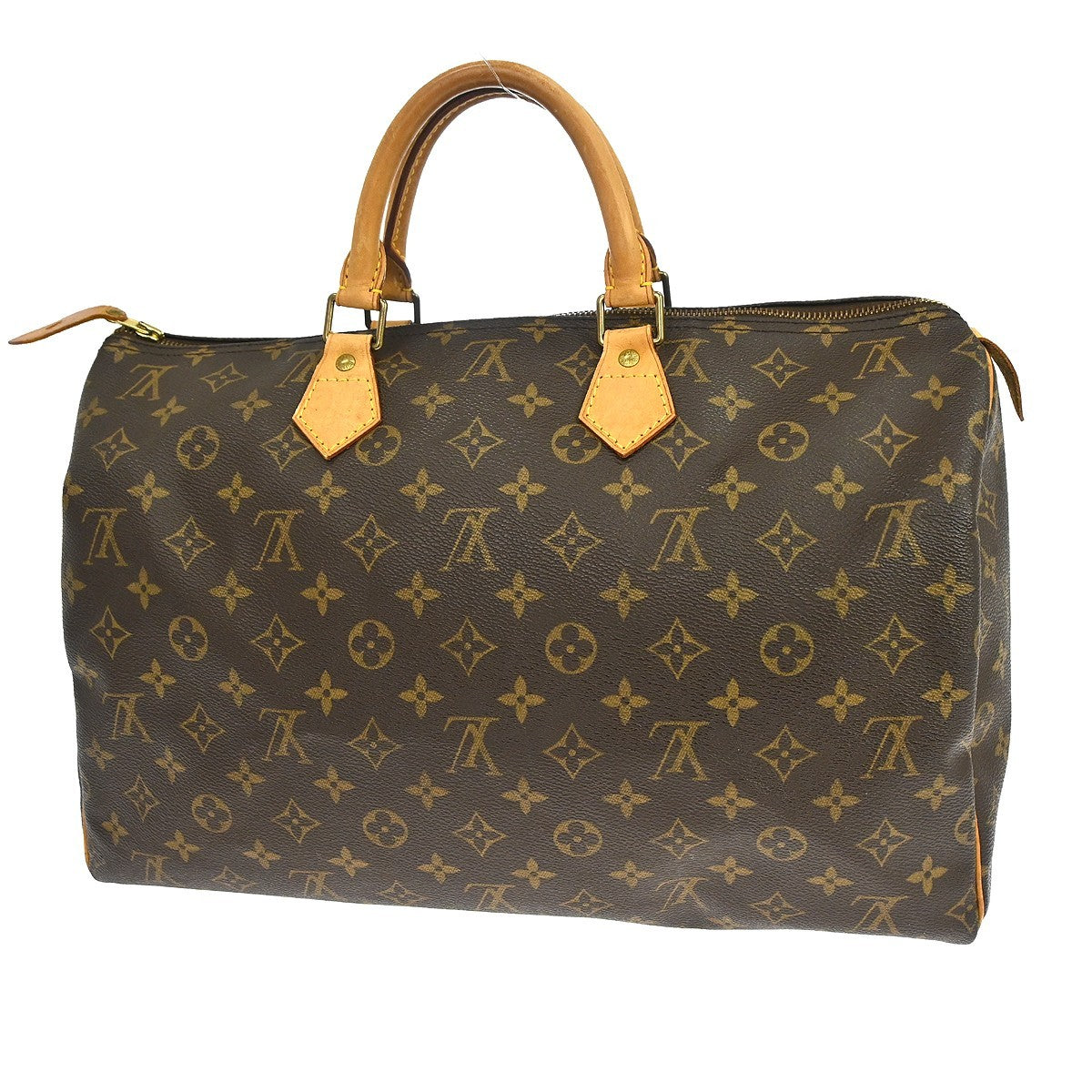 Louis Vuitton Speedy Monogram Canvas, Brown, Canvas, Handbag