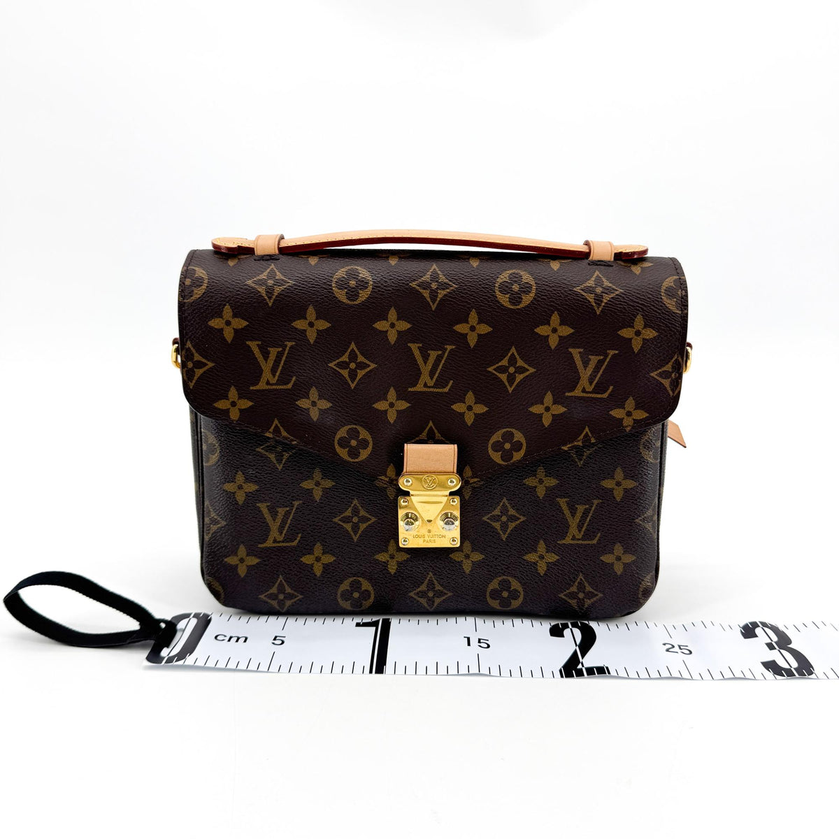 Louis Vuitton Pochette Metis Monogram Canvas, Brown, Canvas, Clutch